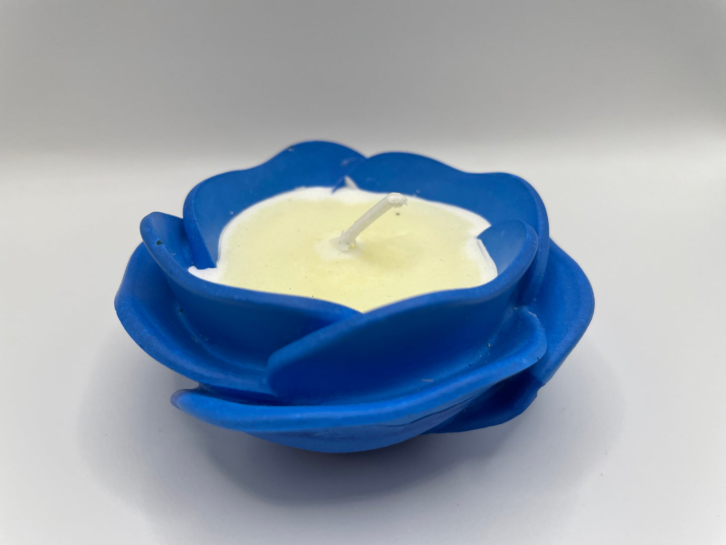 Blue Flower Eco-Resin Candle – Forest of Fir Soy Wax