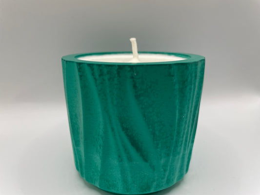 Green Eco-Resin Candle – Clean Lemon Soy Wax