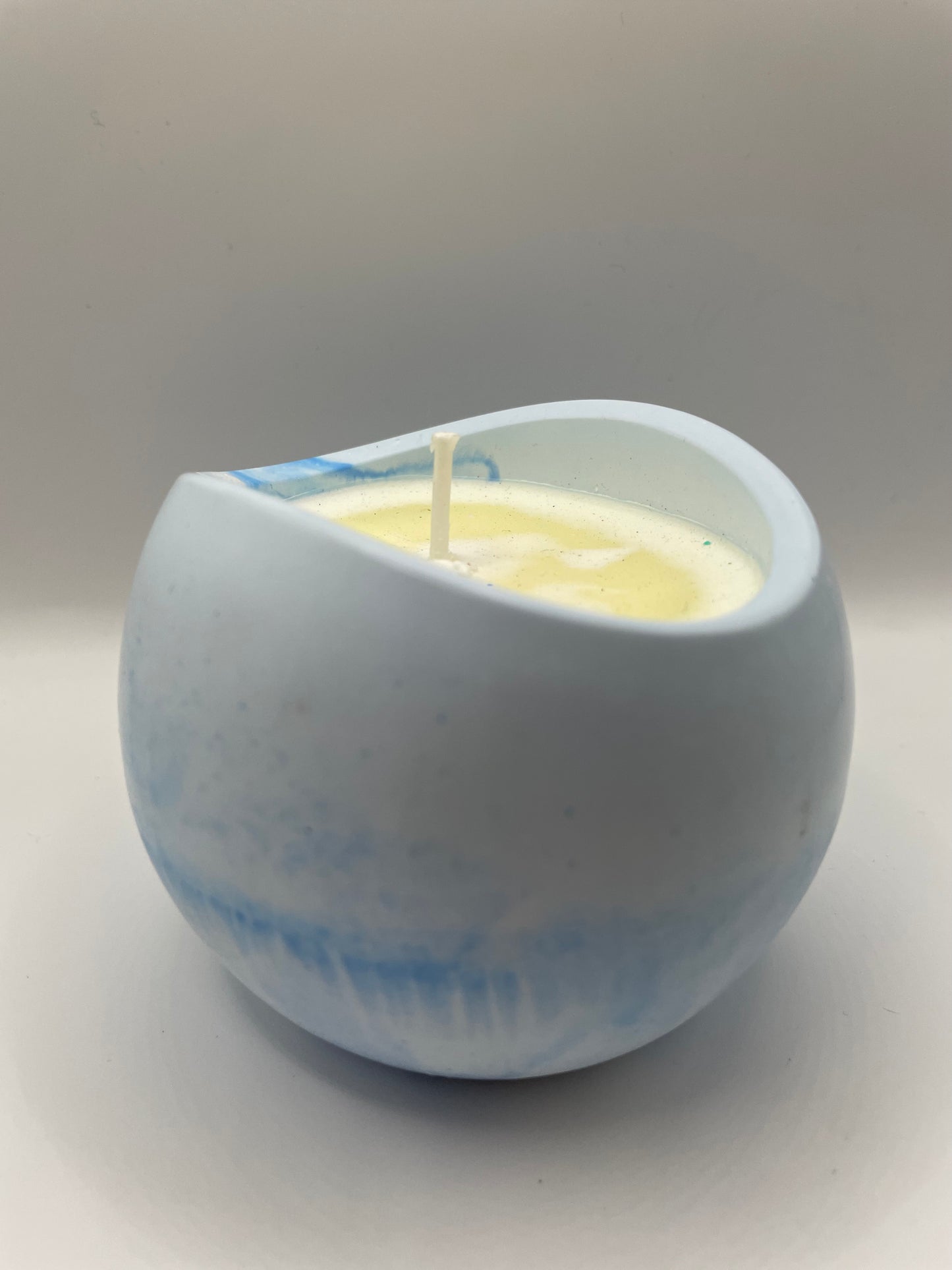 Blue Eco-Resin Candle – Forest of Firs Soy Wax