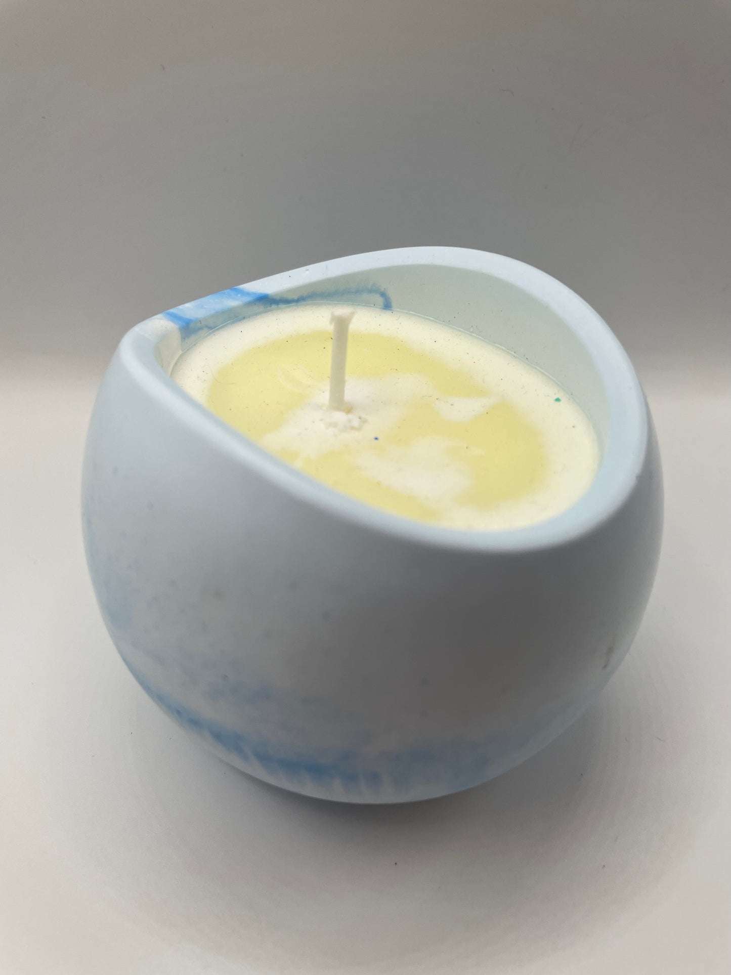 Blue Eco-Resin Candle – Forest of Firs Soy Wax