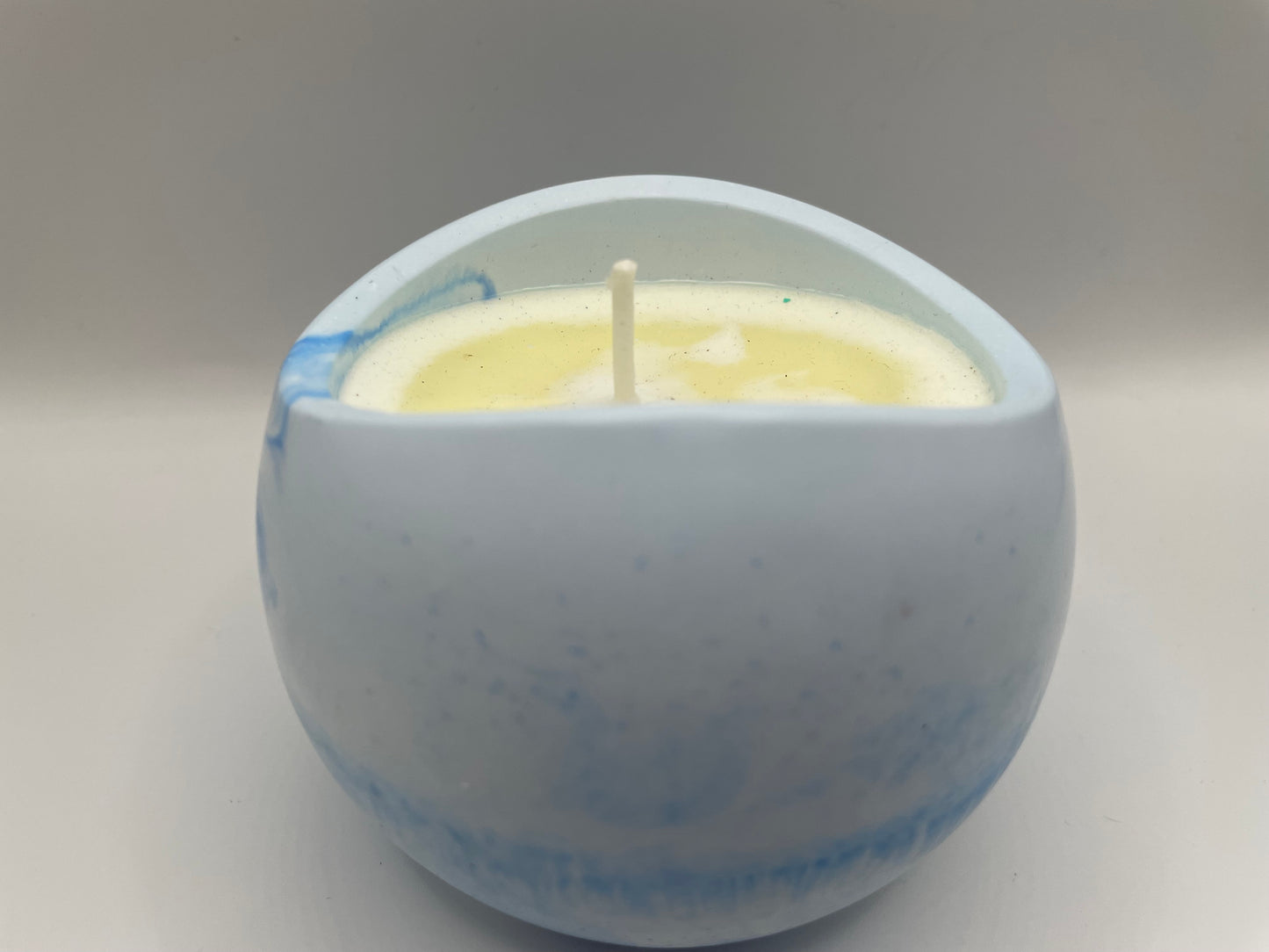Blue Eco-Resin Candle – Forest of Firs Soy Wax