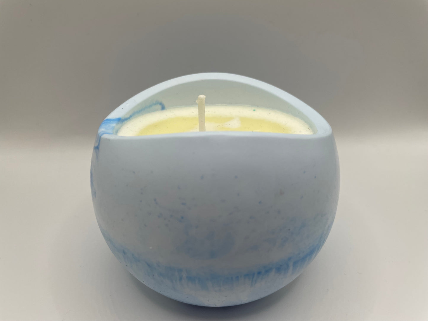 Blue Eco-Resin Candle – Forest of Firs Soy Wax