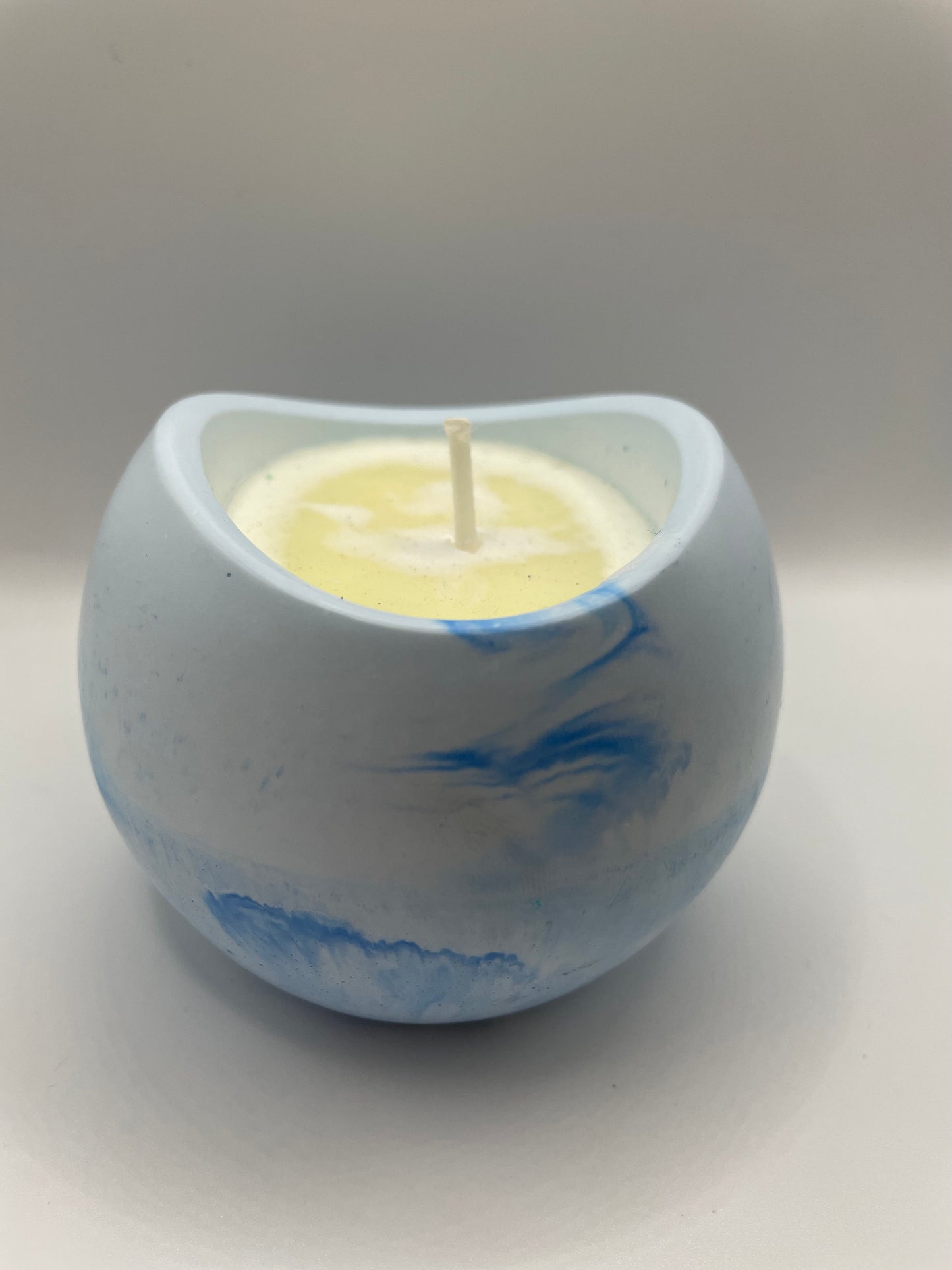 Blue Eco-Resin Candle – Forest of Firs Soy Wax