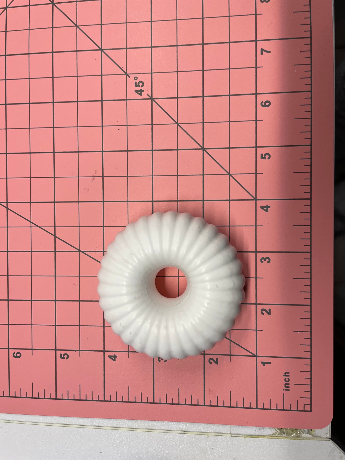White Eco-Resin Candle Holder