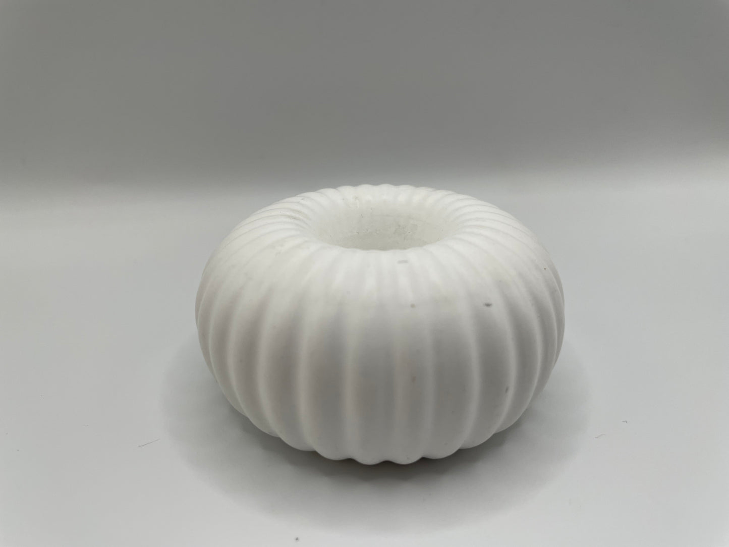 White Eco-Resin Candle Holder