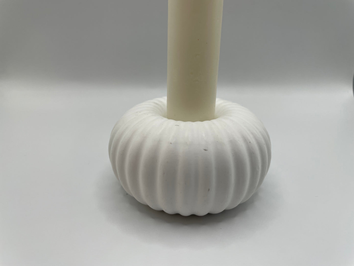 White Eco-Resin Candle Holder