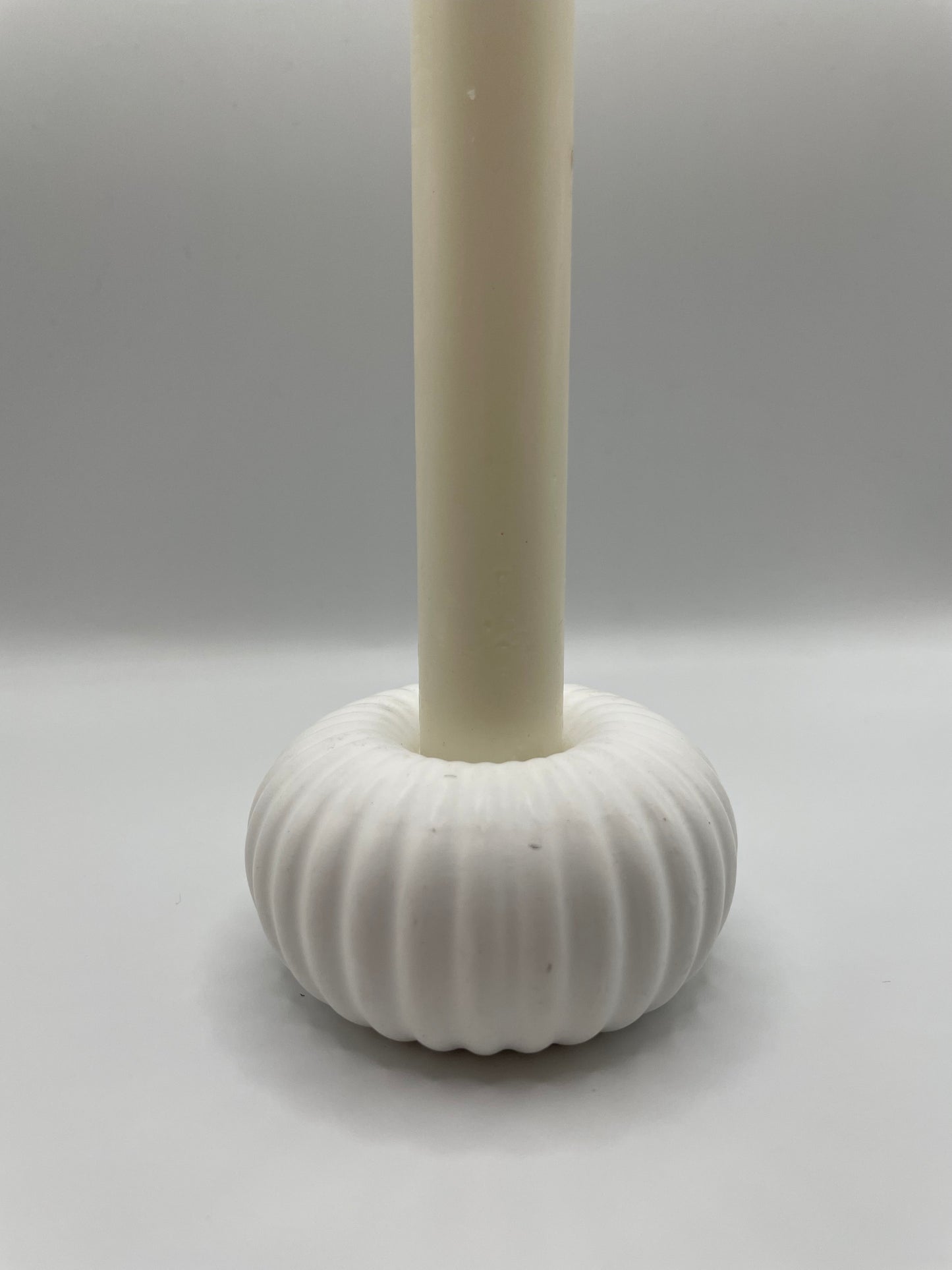 White Eco-Resin Candle Holder