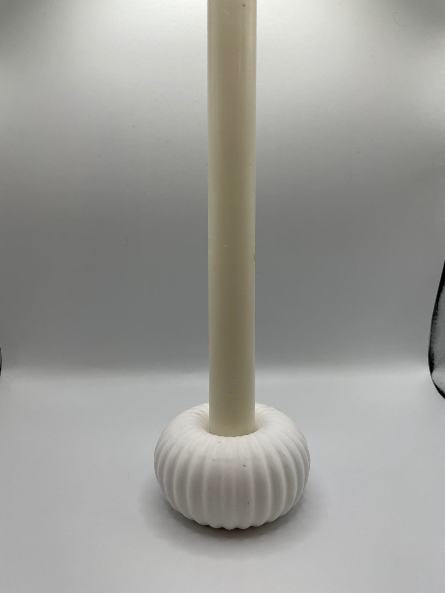 White Eco-Resin Candle Holder
