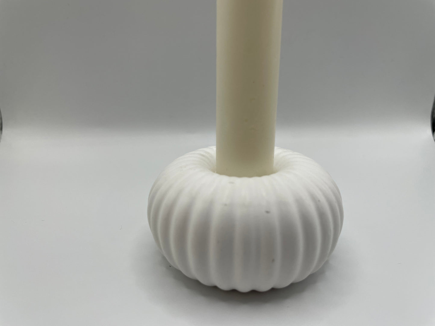 White Eco-Resin Candle Holder