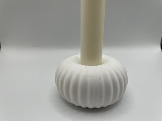 White Eco-Resin Candle Holder