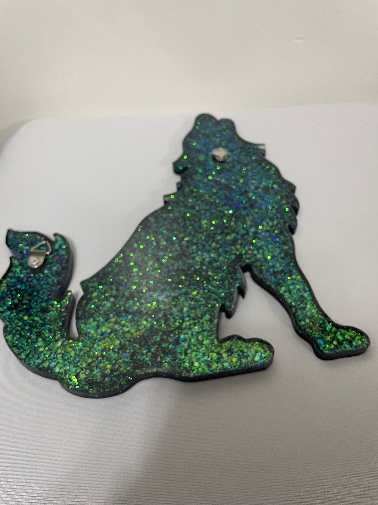 Sitting Wolf: Wall Decoration