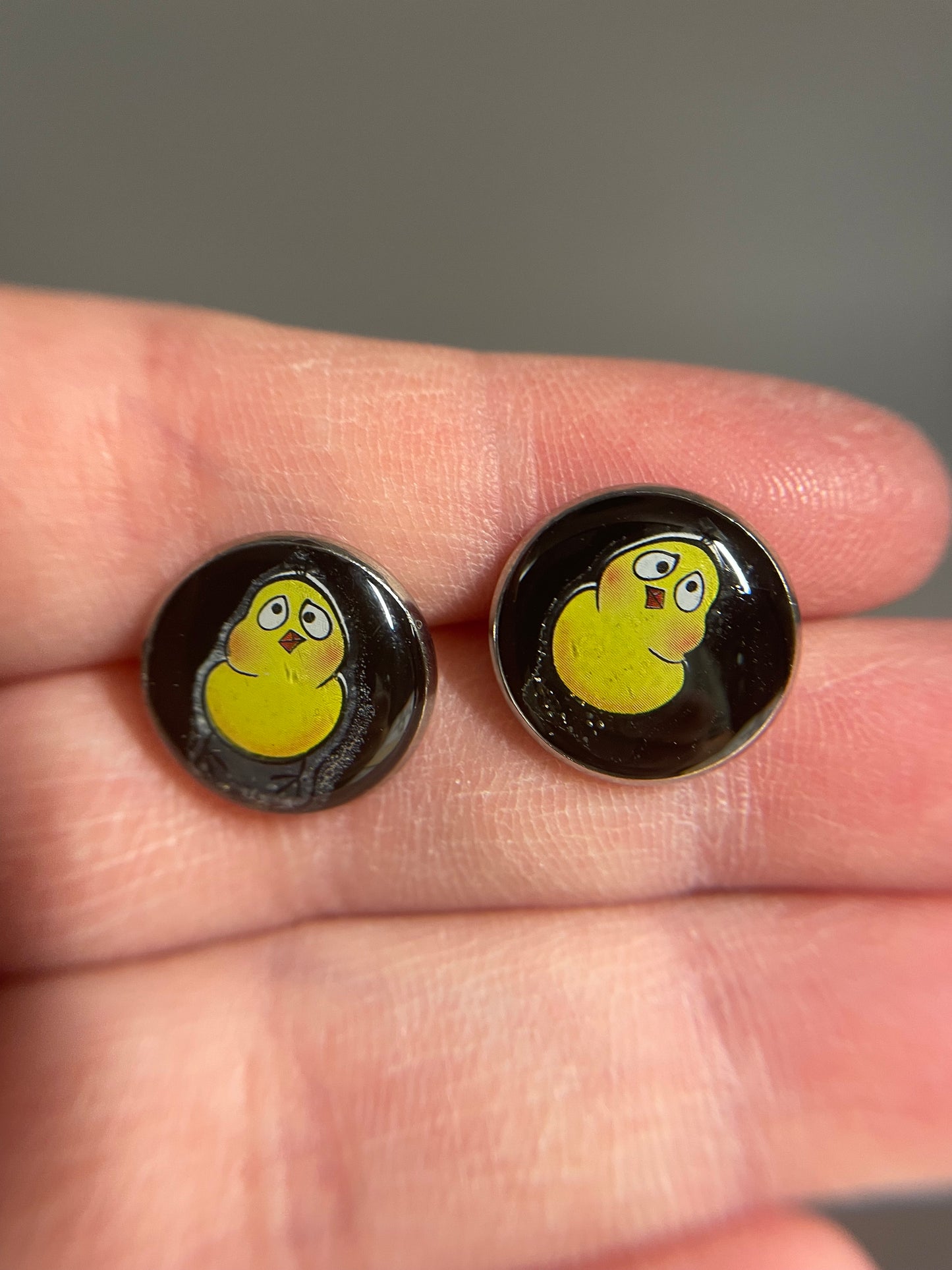 Chicken Stud Earrings β Stainless Steel
