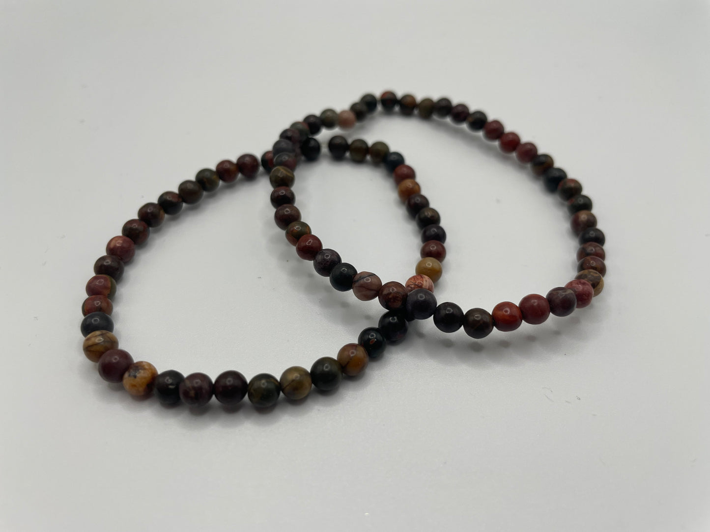 Multi-Coloured Natural Stone Beaded Bracelet