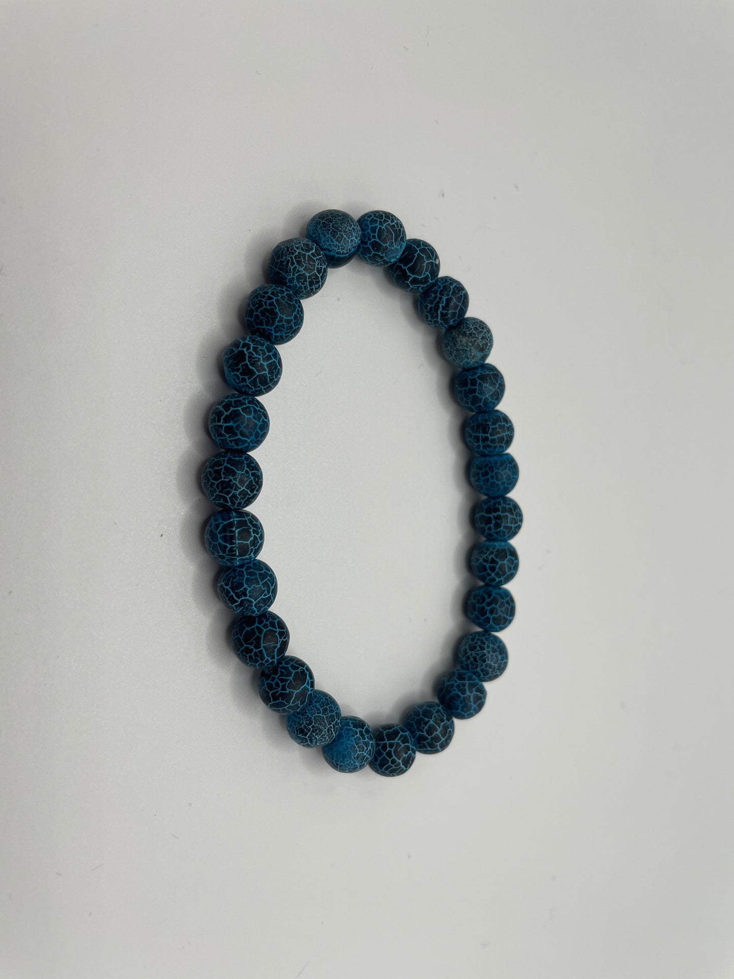 Blue Dragon Vein Beaded Bracelet