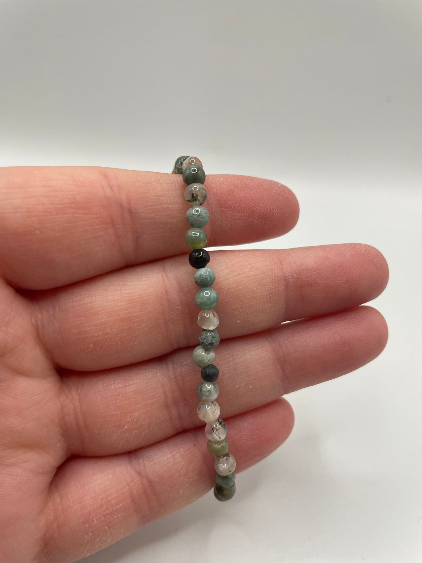 Natural Green Beaded Bracelet