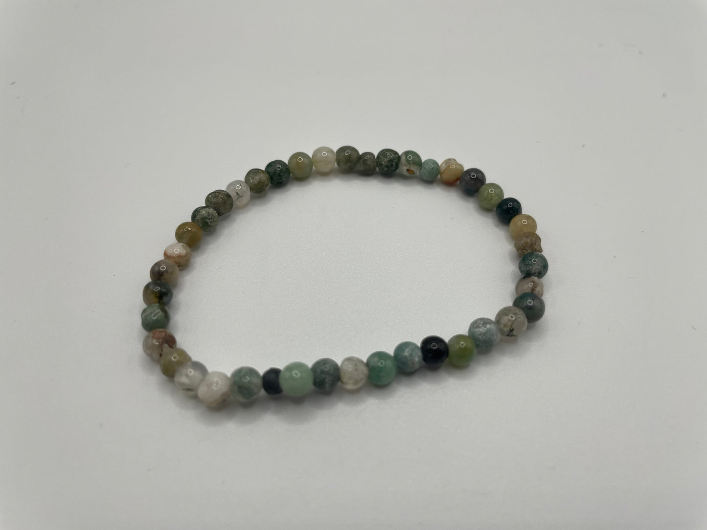 Natural Green Beaded Bracelet