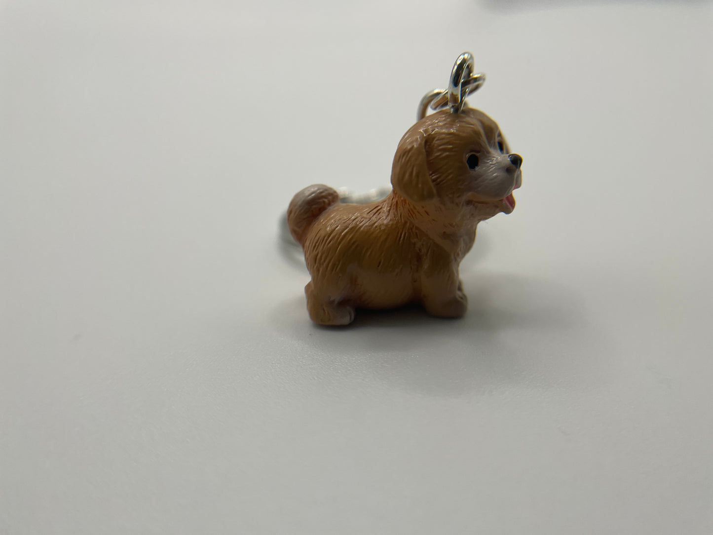 Cute Brown Dog Keychain