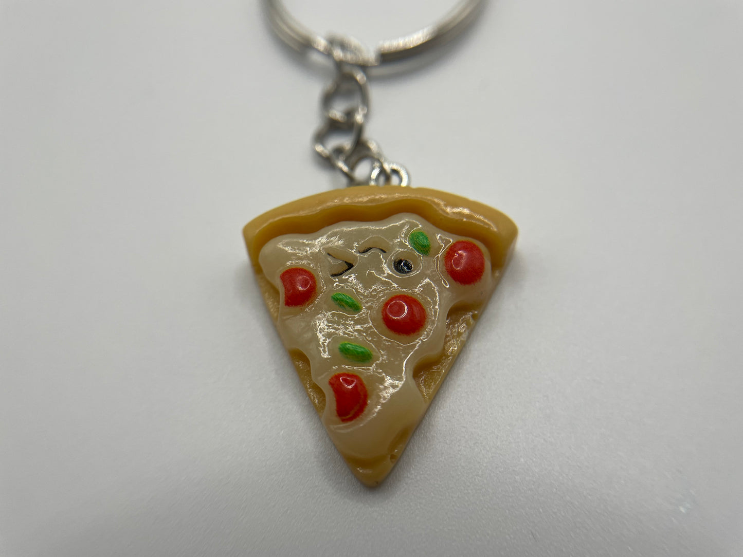 Cute Pizza Slice Keychain