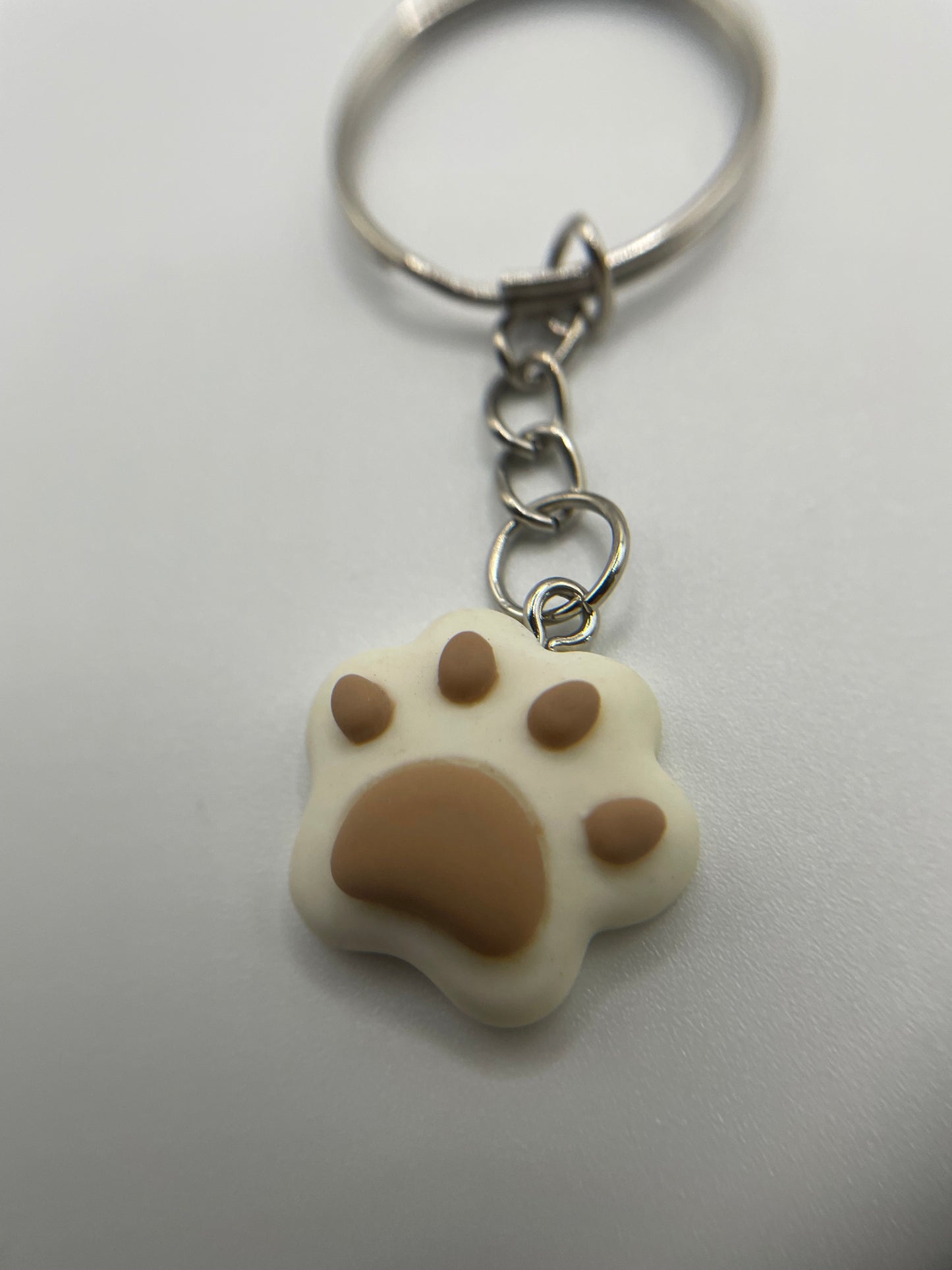Paw Print Keychain