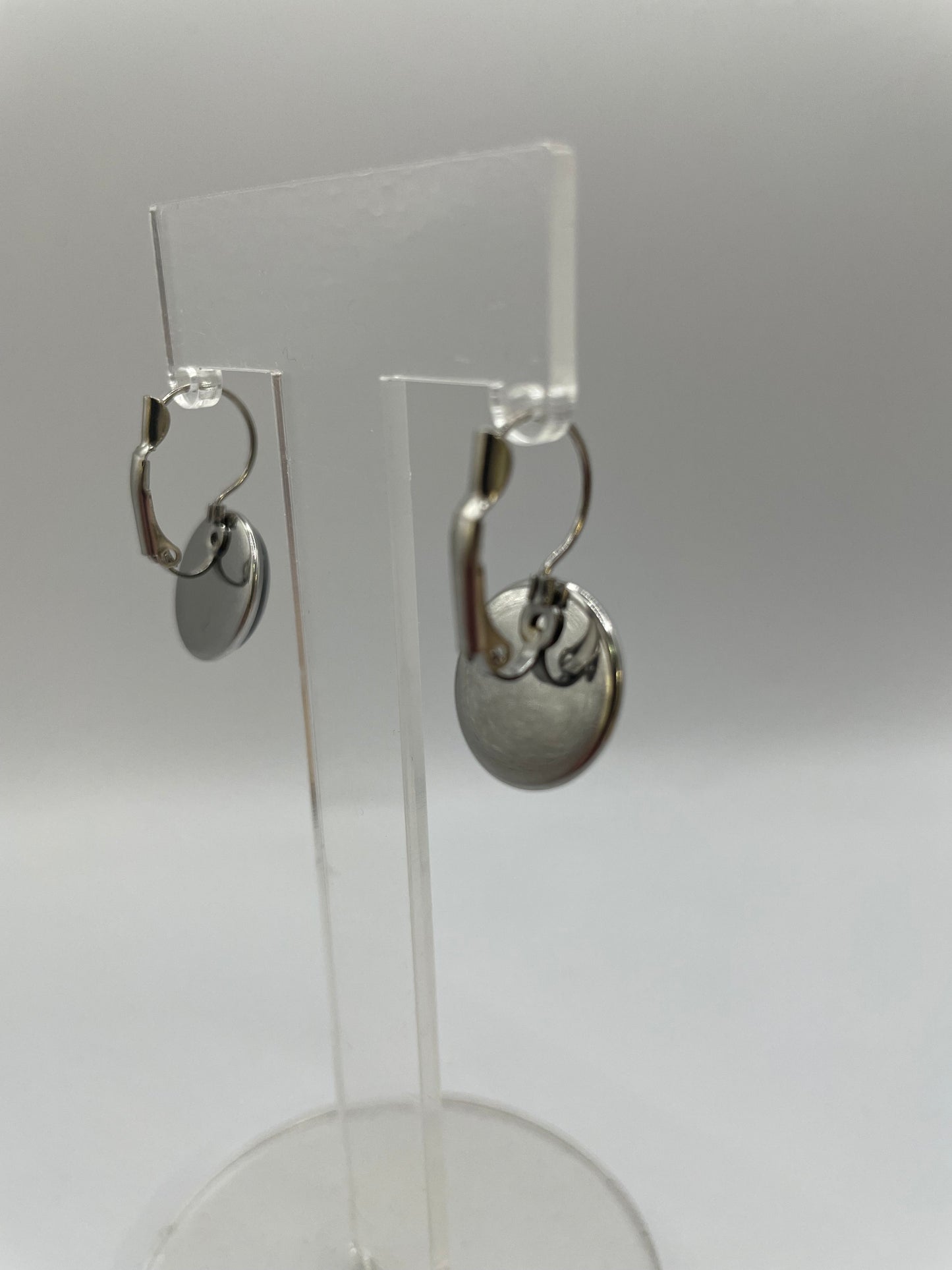 Squirrel Silhouette Leverback Earrings-Stainless Steel+ Nickel Free