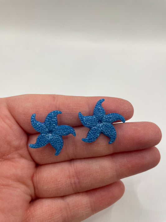 Starfish Stud Earrings-Nickel Free
