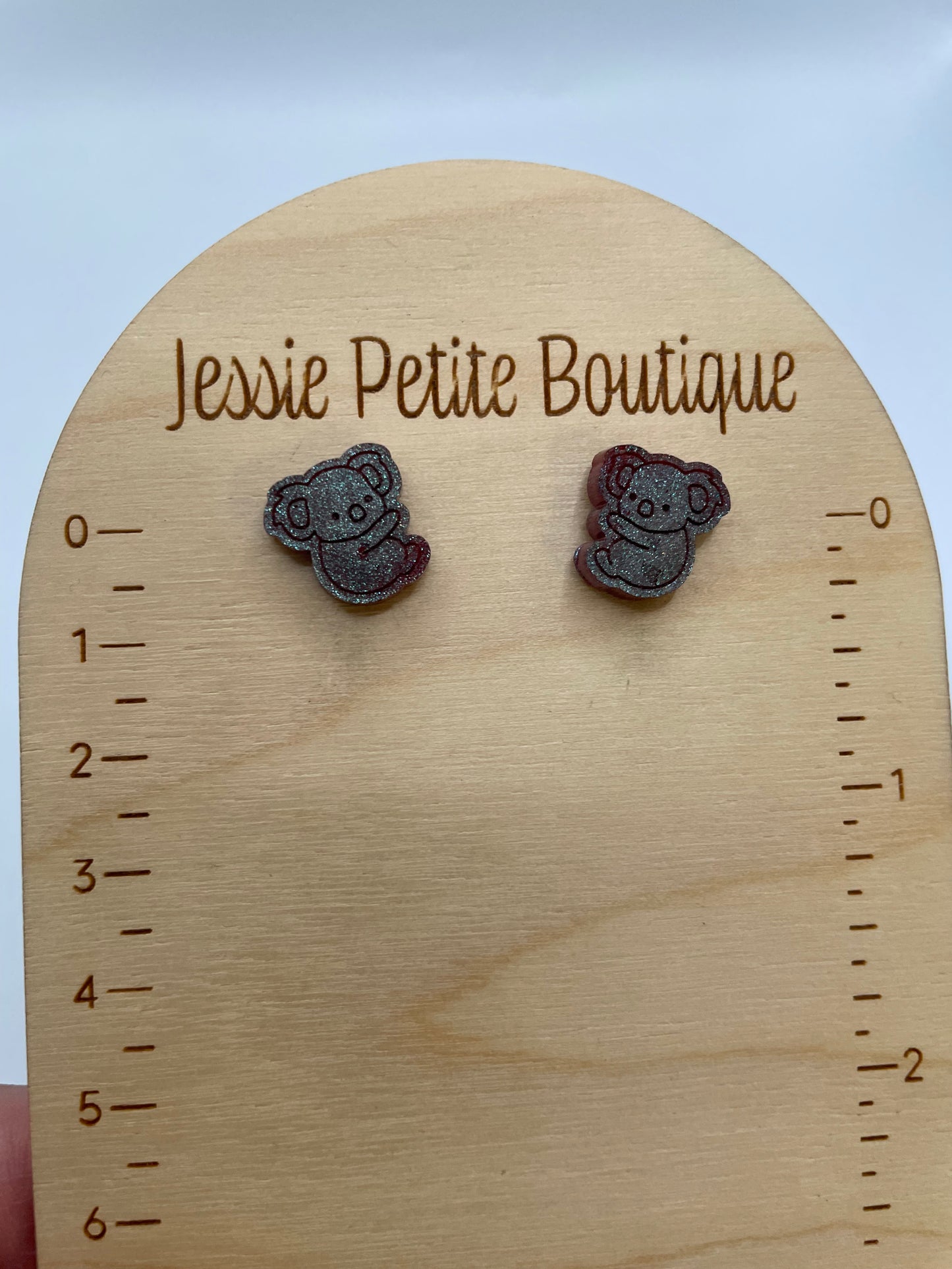 Koala Stud Earrings- Nickel Free