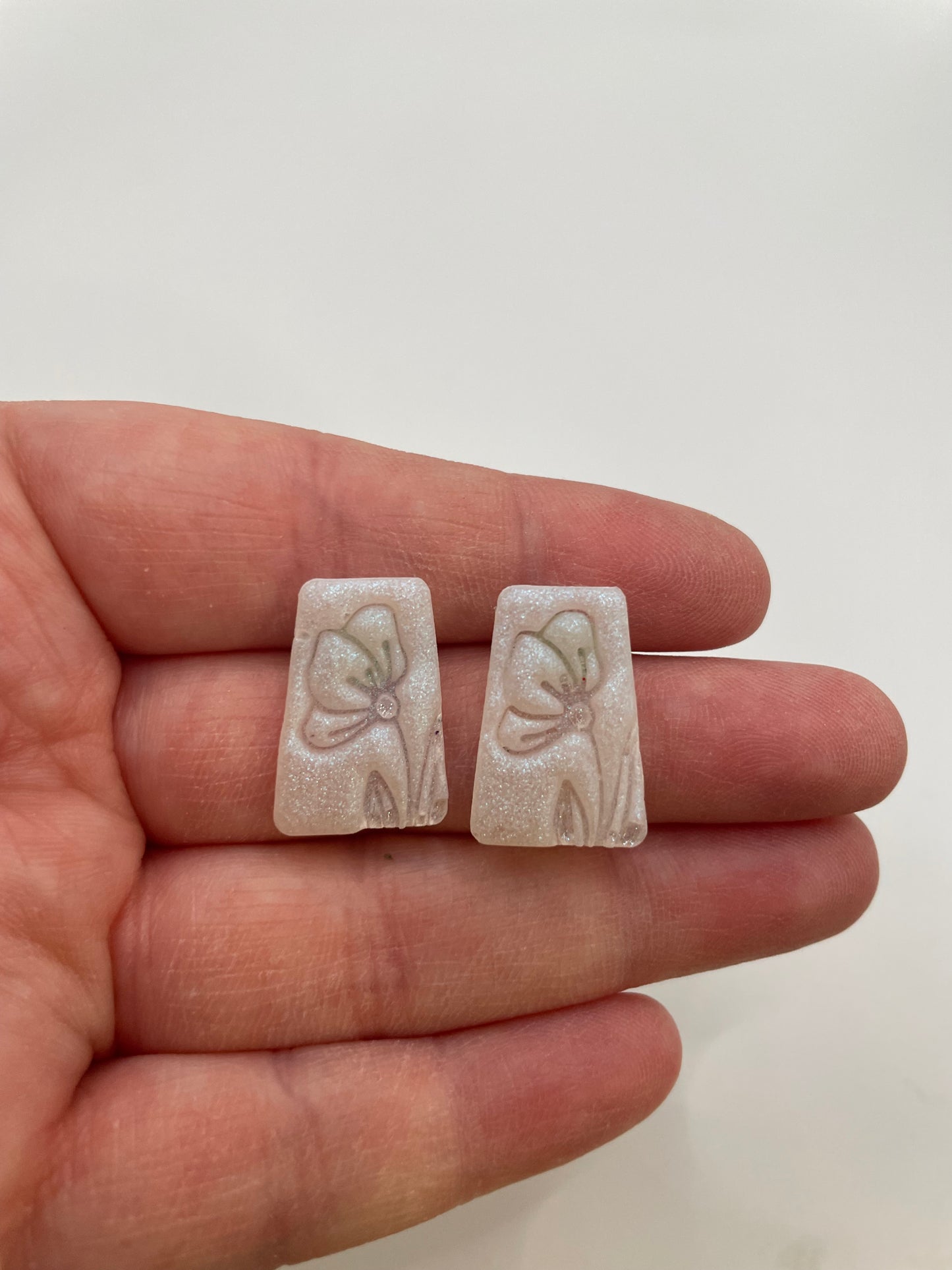 Floral Stud Earrings- Nickel Free