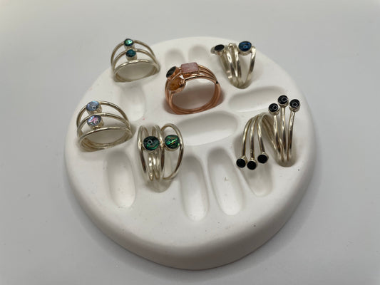 Eco-Resin Ring Holder – Modern Minimalist Design