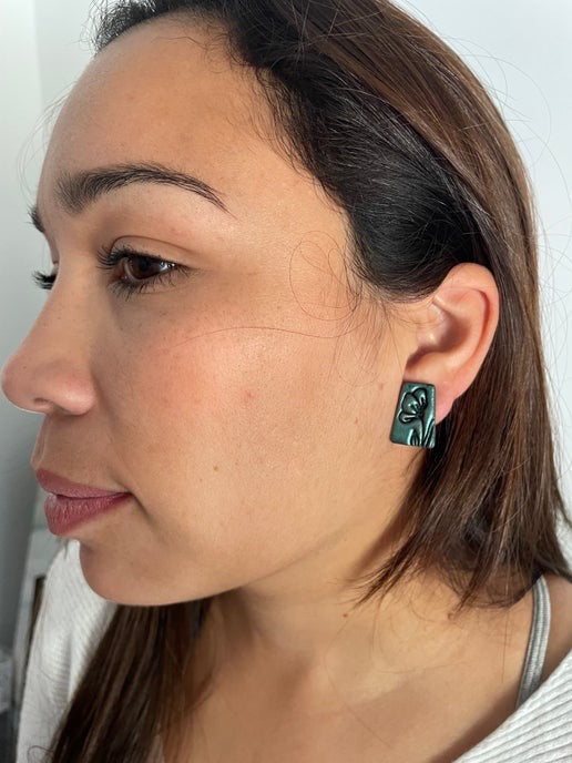 Floral Stud Earrings- Nickel Free