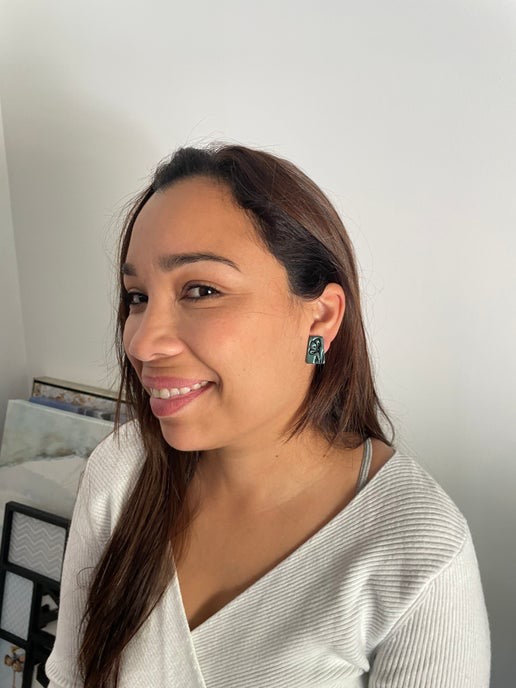 Floral Stud Earrings- Nickel Free