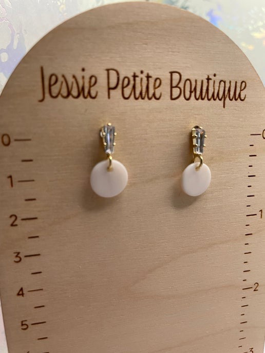 Dainty Shell Stud Earrings