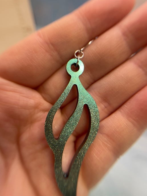 Boucles d'oreilles Caméléon Ailes du Ciel - Sans nickel