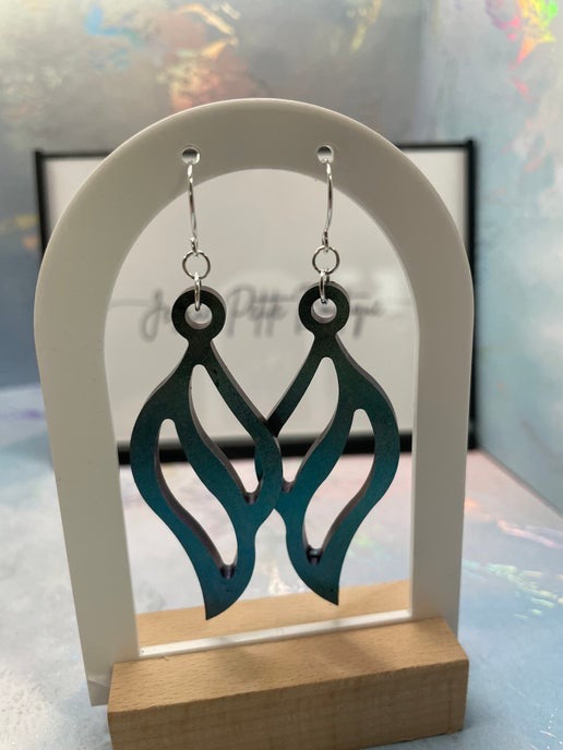 Boucles d'oreilles Caméléon Ailes du Ciel - Sans nickel