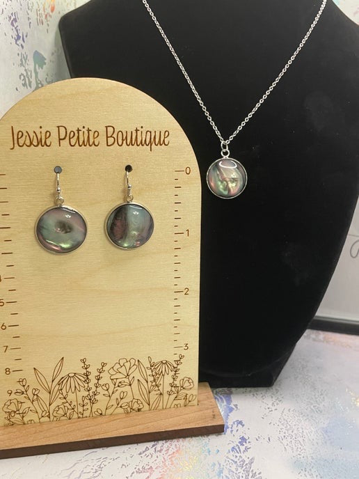 Northern Lights Round Earrings-NICKEL FREE