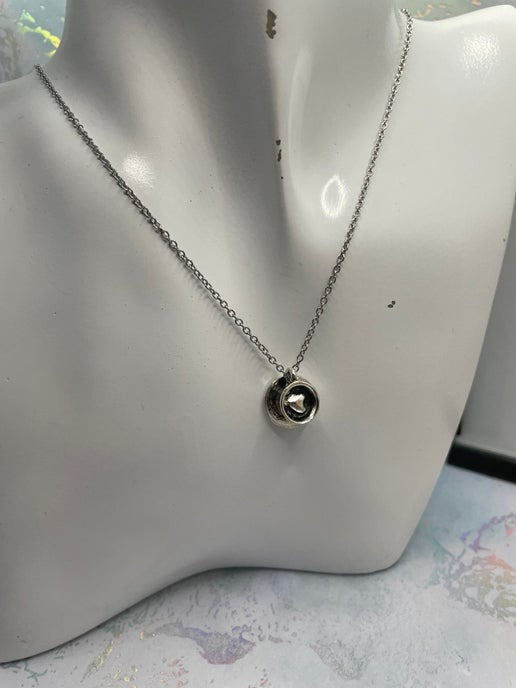 Cup of Love 17” Silver Chain - STAINLESS STEEL