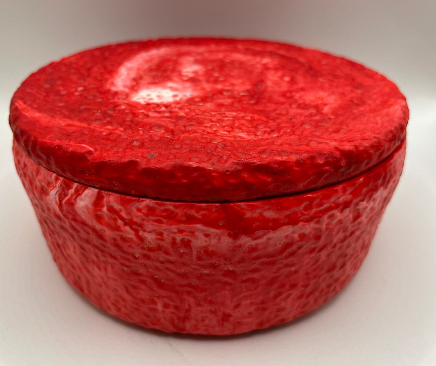 Red Eco-Resin Candle – Clean Lemon Soy Wax