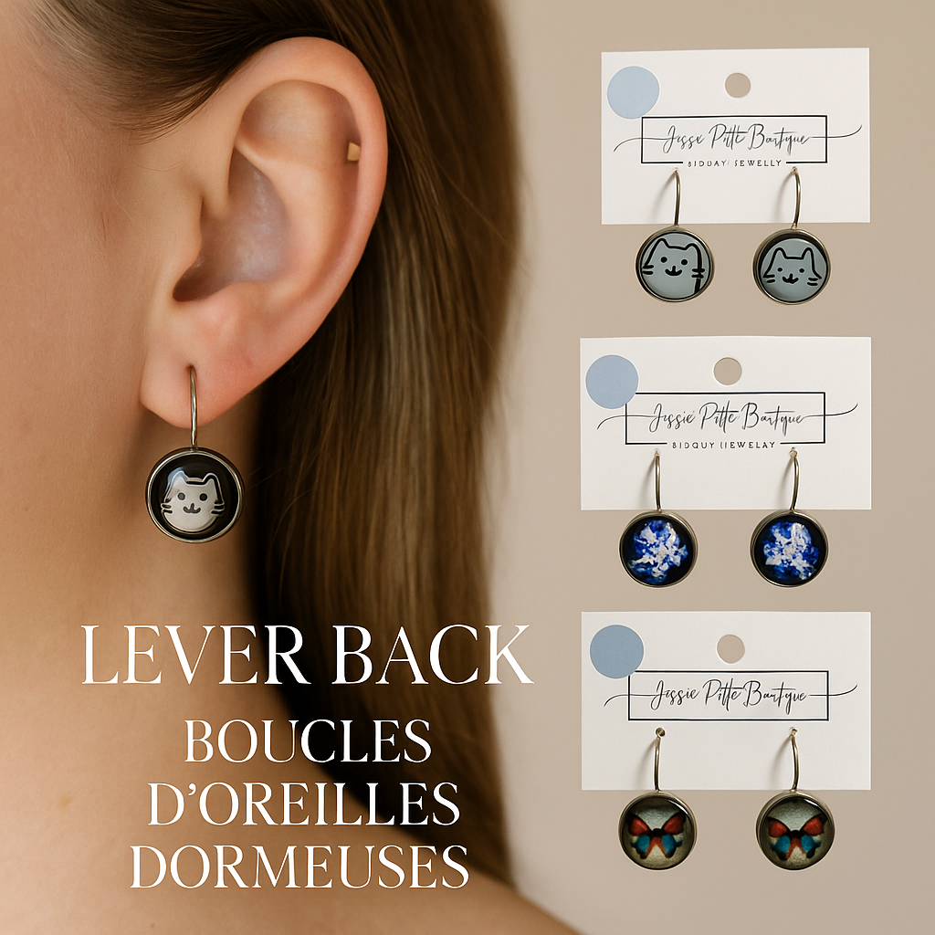 Leverback earrings