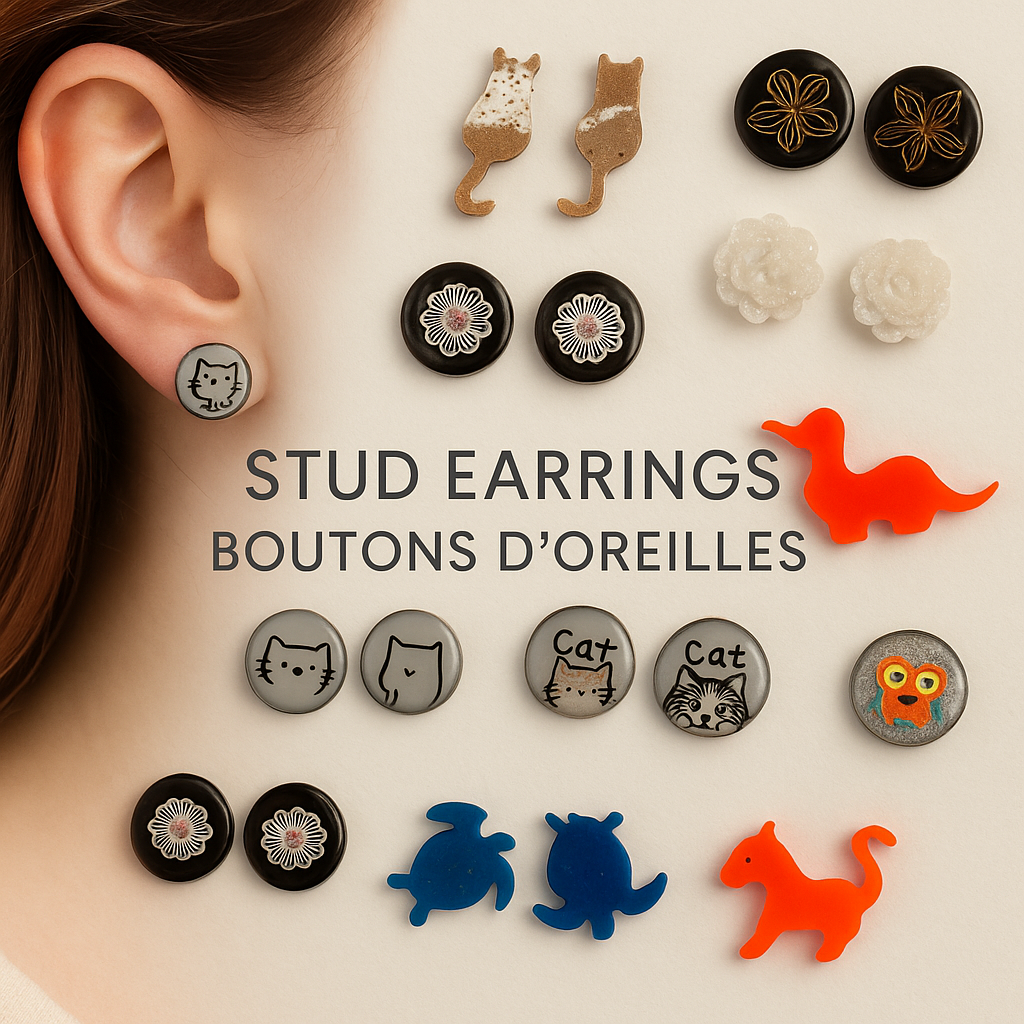 Stud earrings
