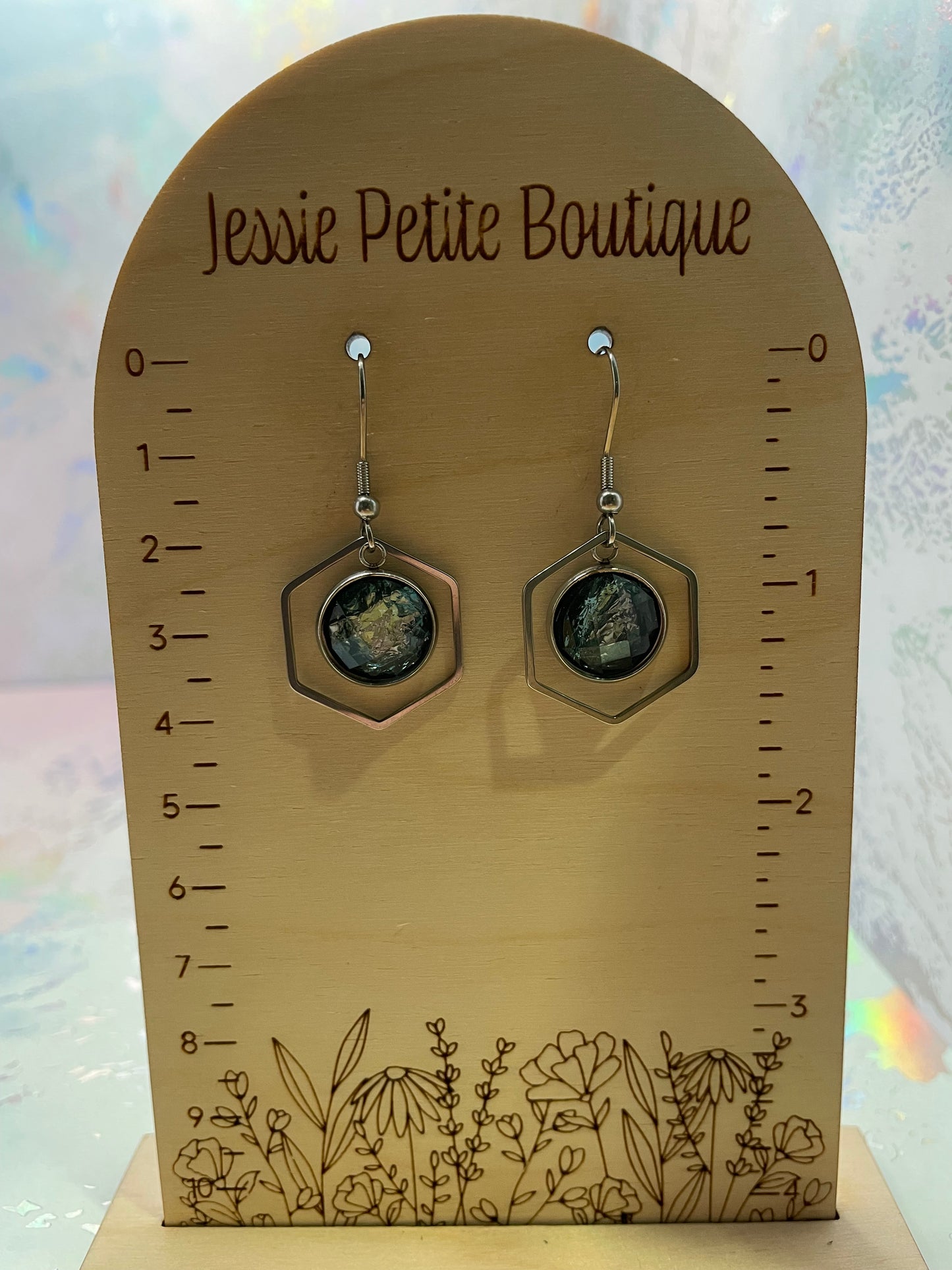 Faux gemstone Earrings – Multiple Shapes and Colours