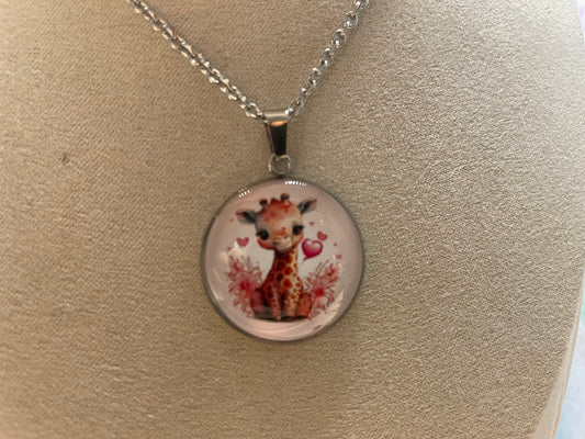 Collier Animal Adorable (Fini Argent)