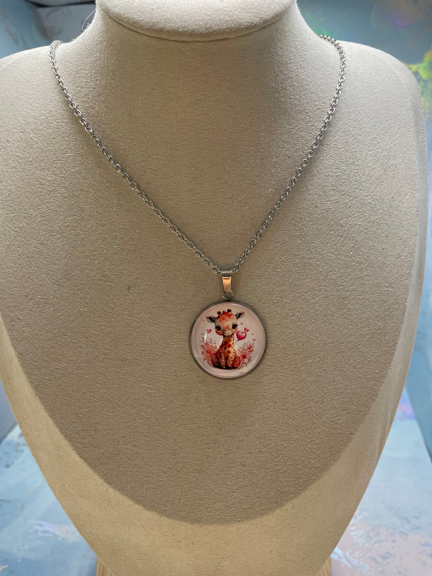 Collier Animal Adorable (Fini Argent)