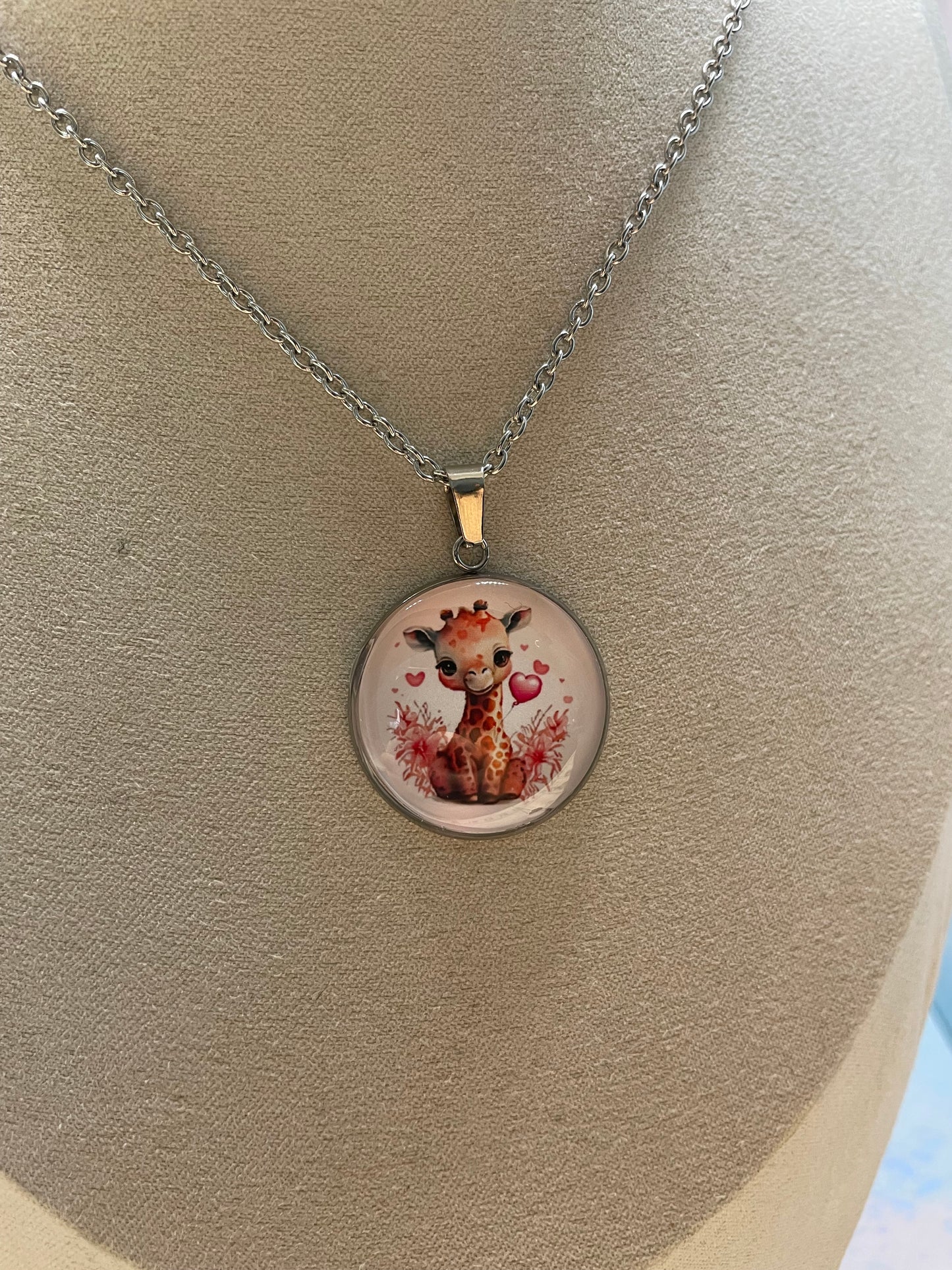 Collier Animal Adorable (Fini Argent)