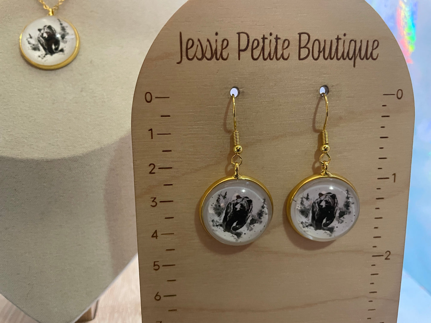 Gold Bezel Wildlife SET