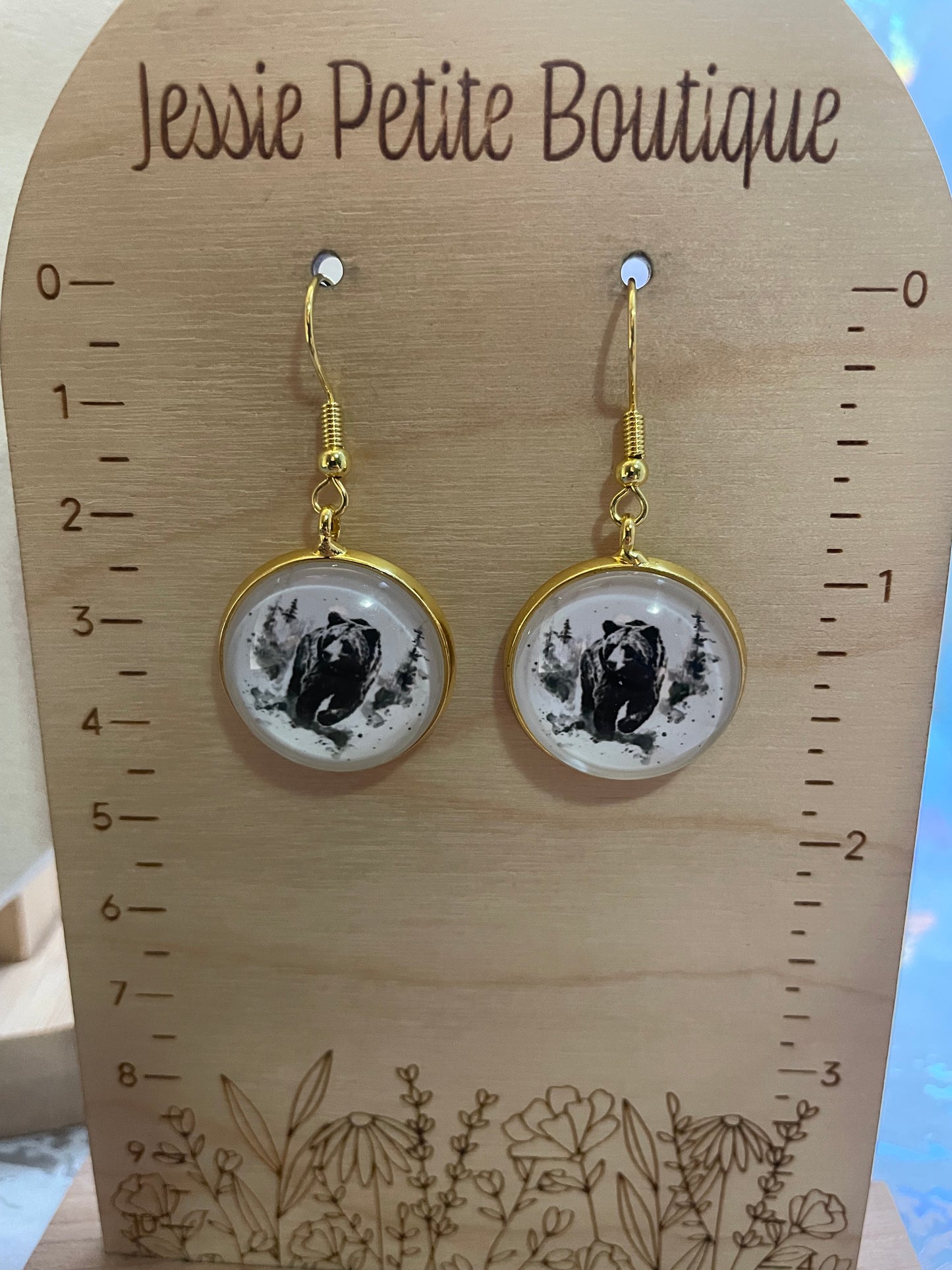 Gold Bezel Wildlife SET