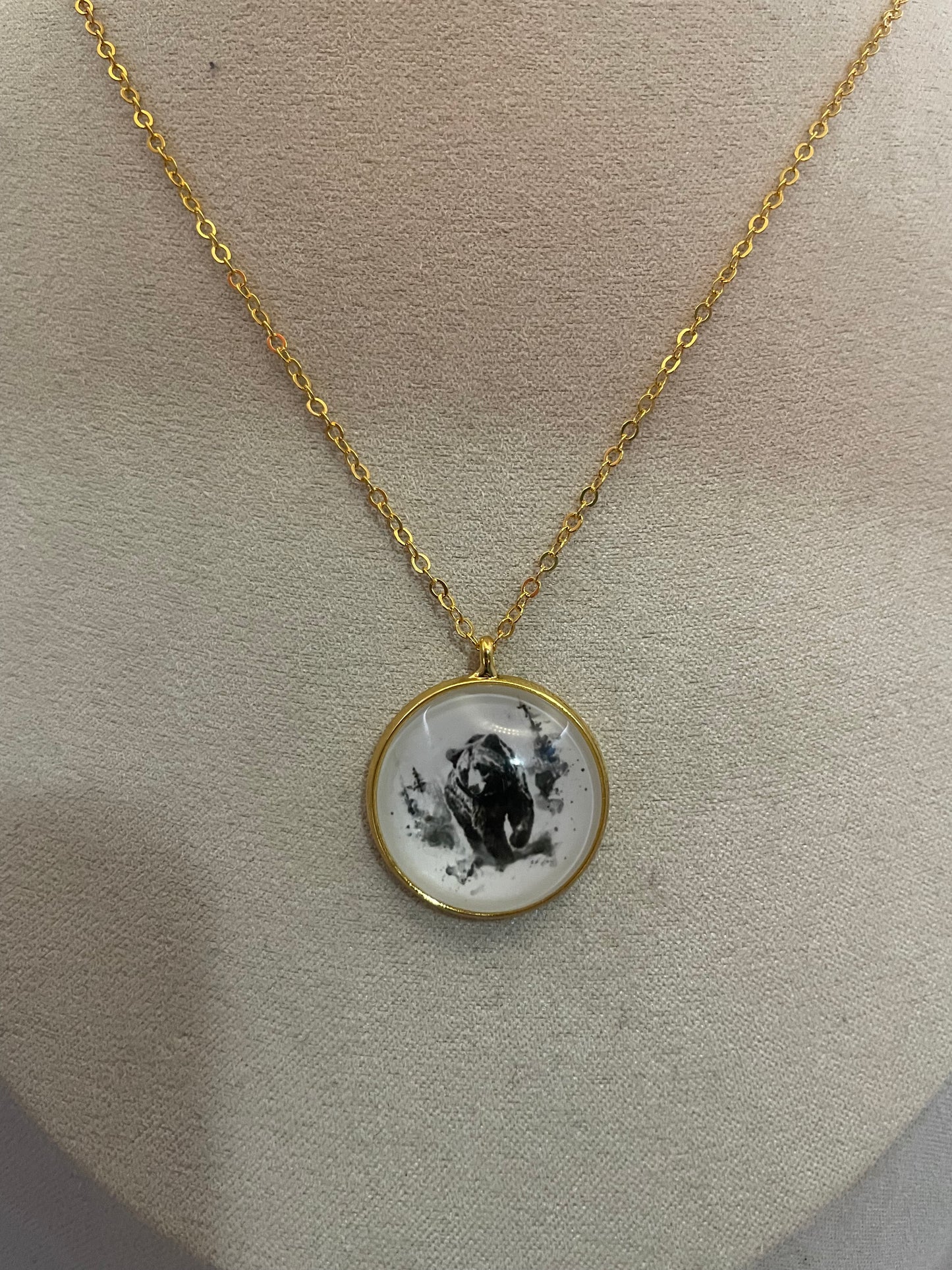 Gold Bezel Wildlife SET