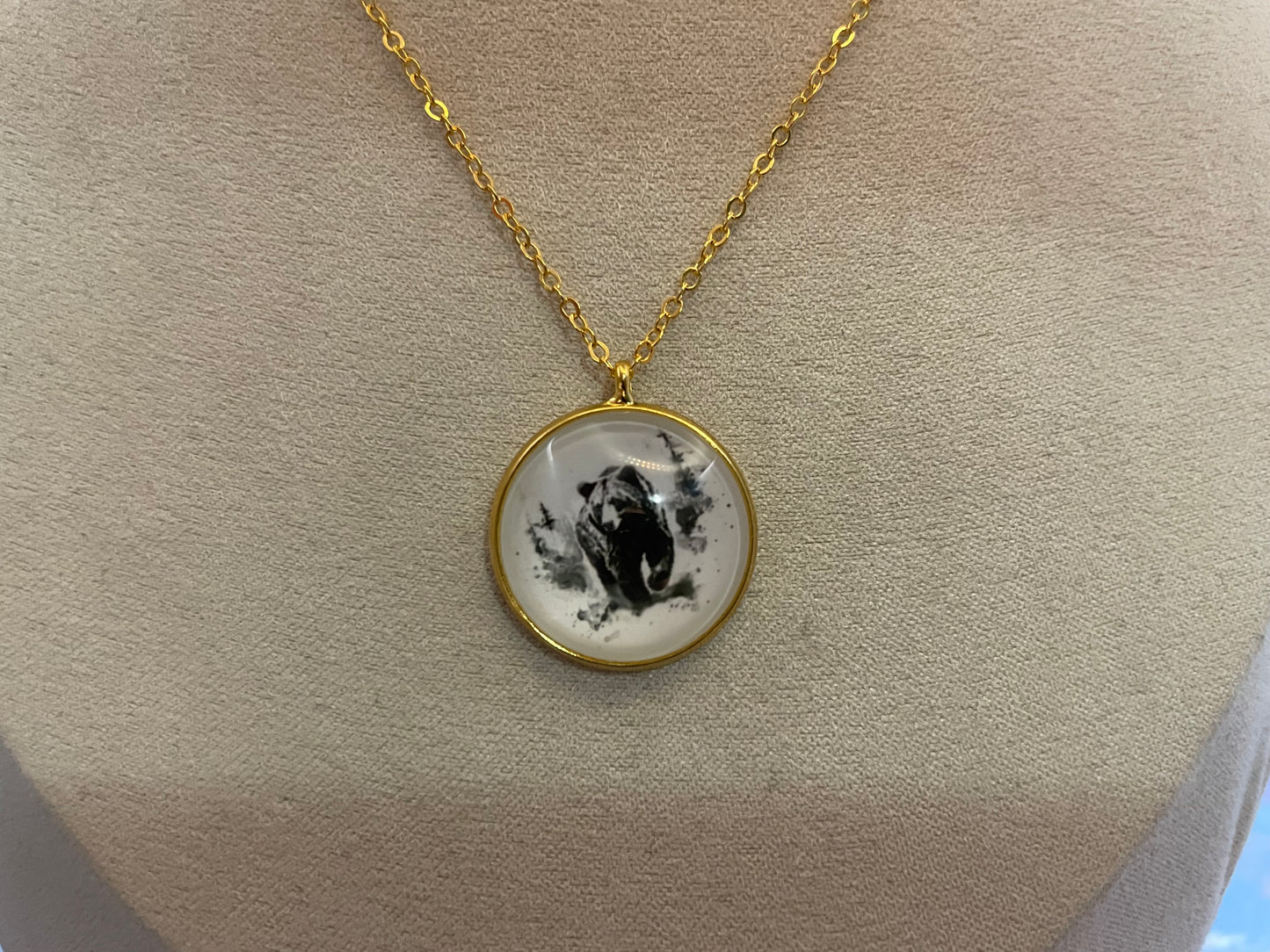 Gold Bezel Wildlife SET