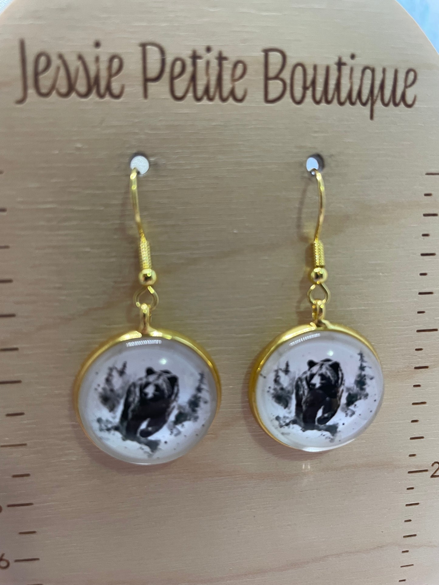 Gold Bezel Wildlife SET