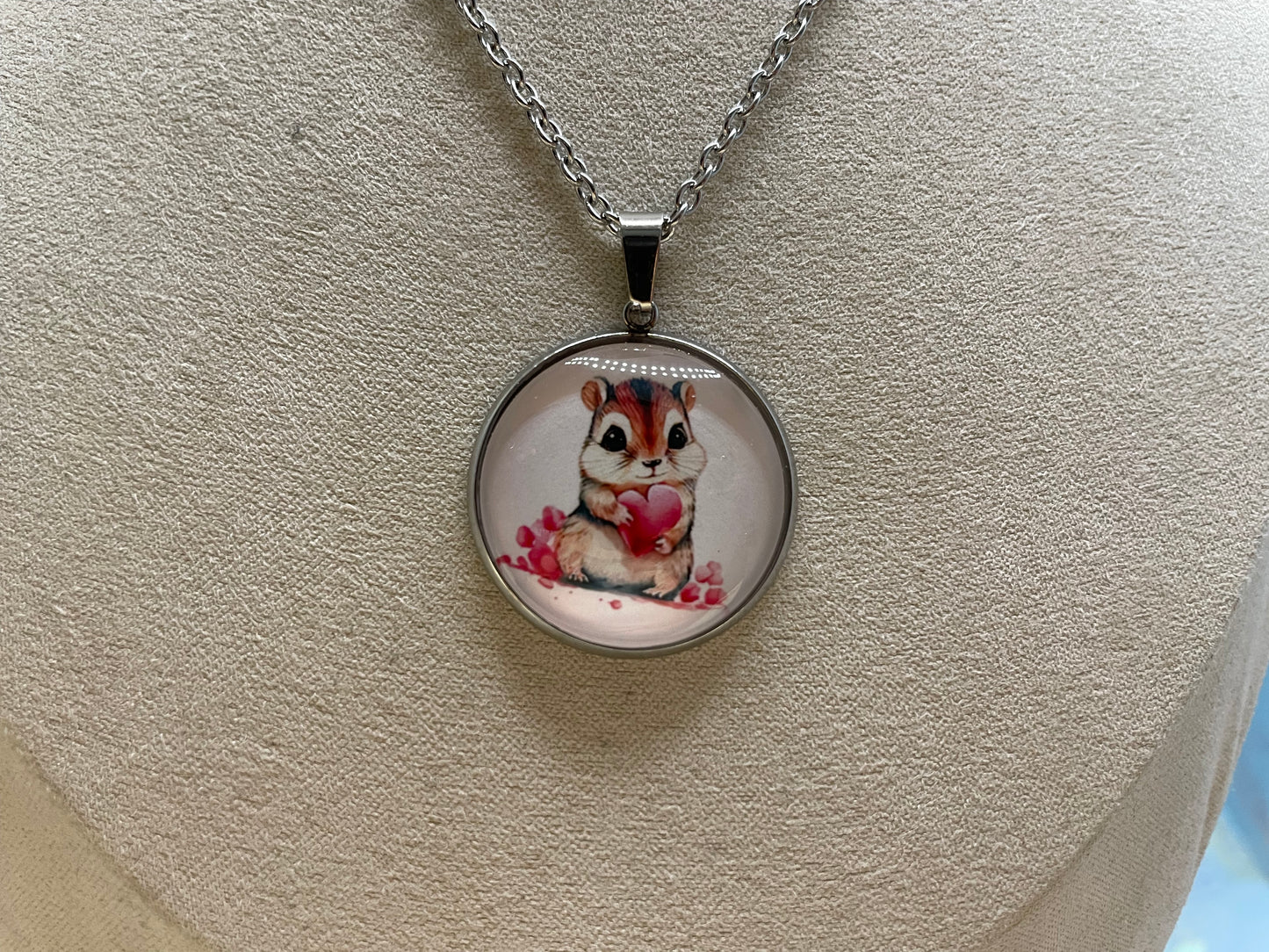 Collier Animal Adorable (Fini Argent)