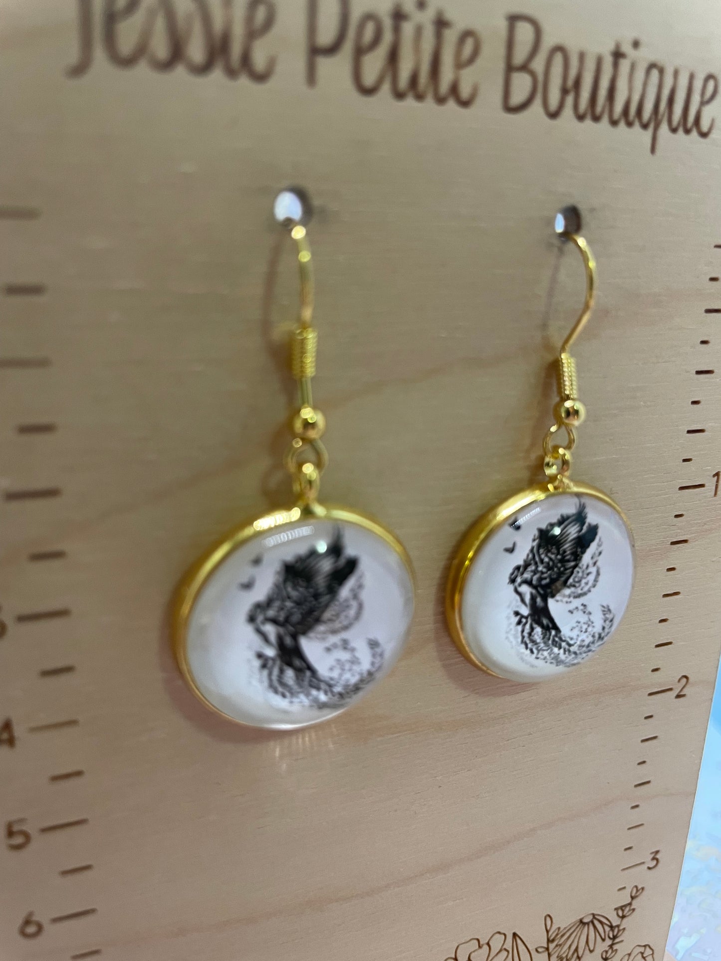 Gold Bezel Wildlife SET
