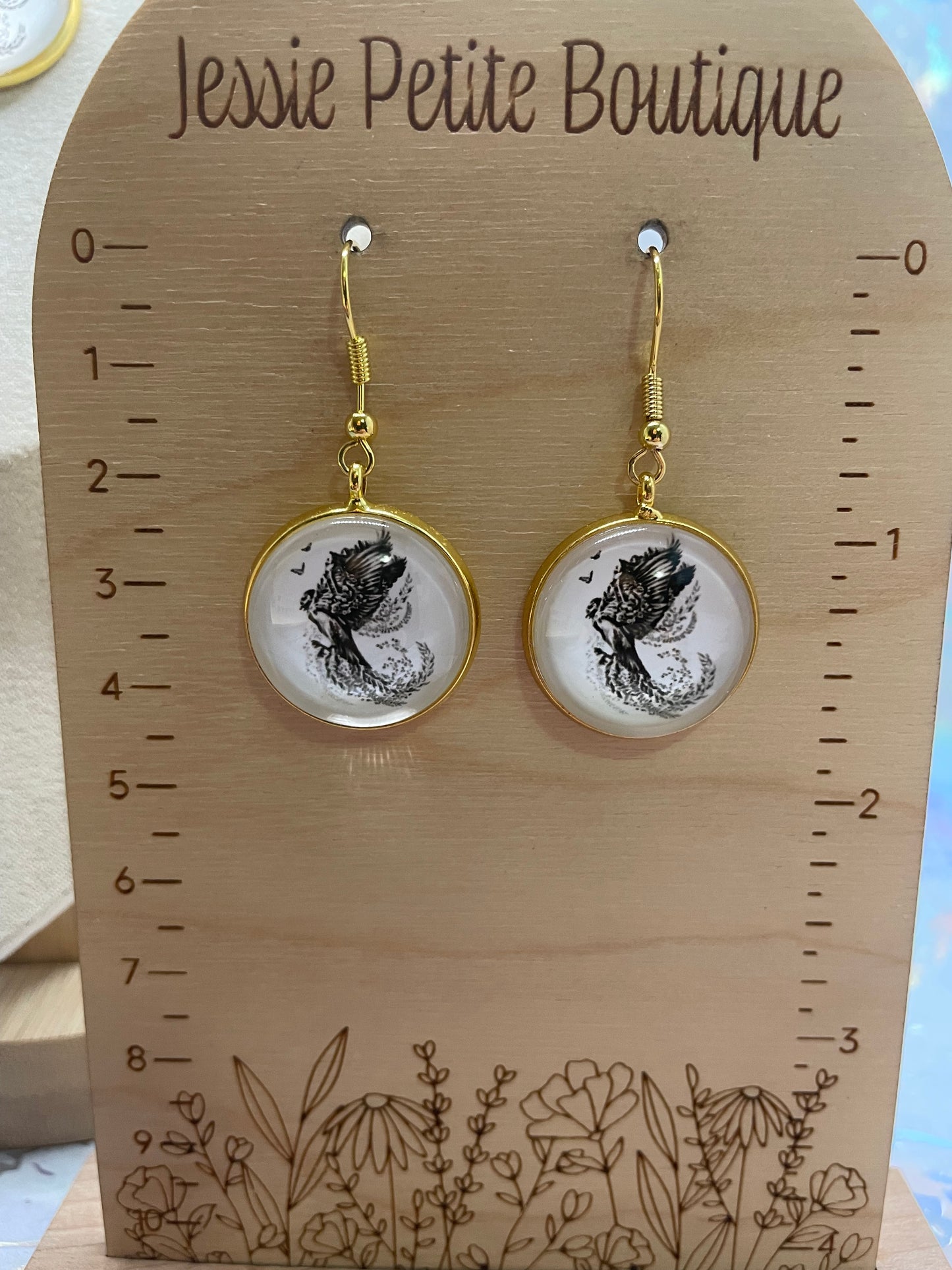 Gold Bezel Wildlife SET